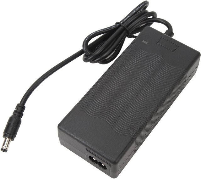 Fishine Elektrisches Fahrradladegerät und Netzteiladapter für Elektroroller, 42V 2A, Schwarz, Barrel Plug - Bild 1