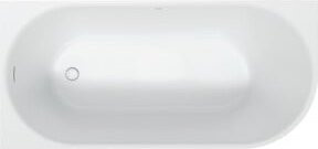 Duravit Badewanne DuraSenja oval, Farbe: weiß, Eckausführung links, B/T/H: 170 x 80 x 58,5 cm - Bild 1