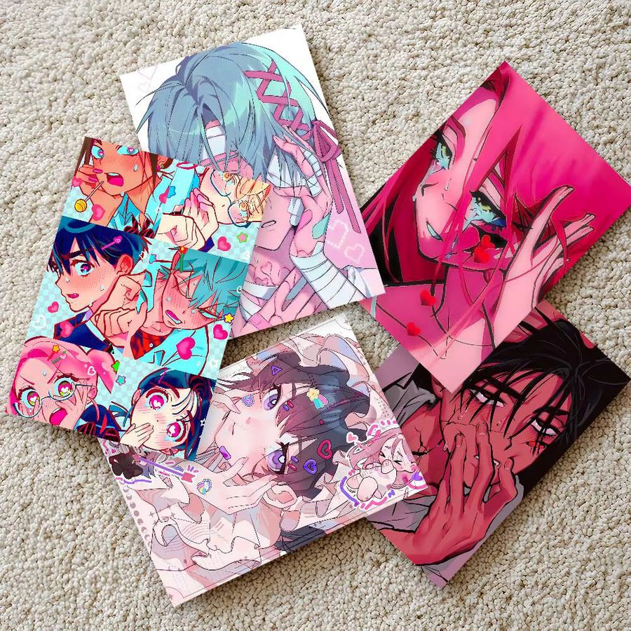 Anime Alien Bilibili Wandposter Selbstklebender Wasserdichter Papier Aufkleber für Zimmer und Bar - Bild 3