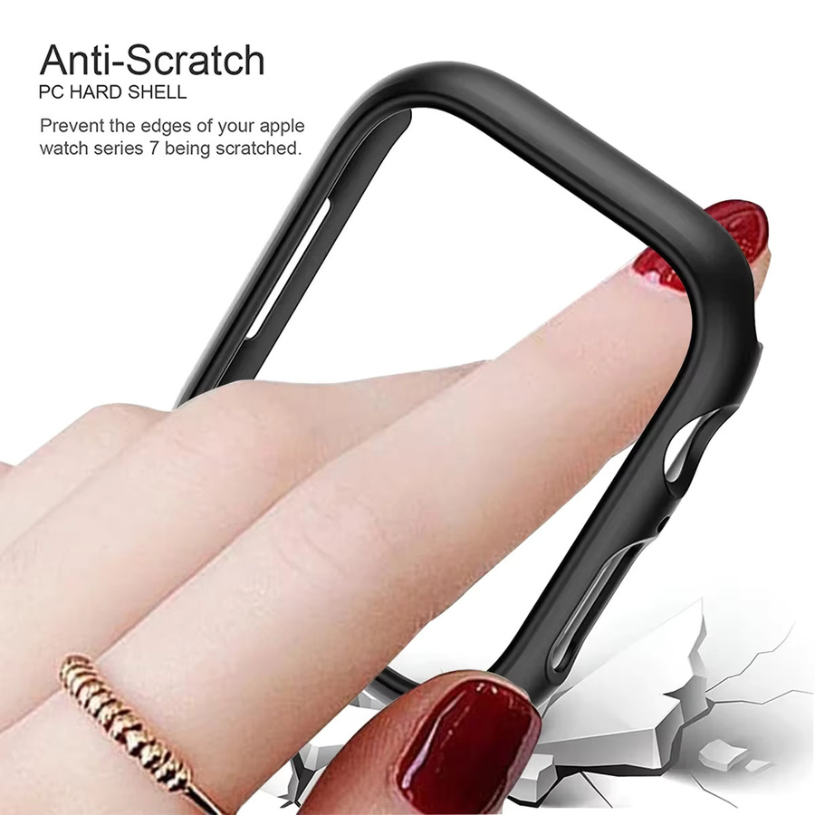 SNQP Schutzhülle für Apple Watch, Matt, Hart PC Bumper Rahmen, Unisex - Bild 2