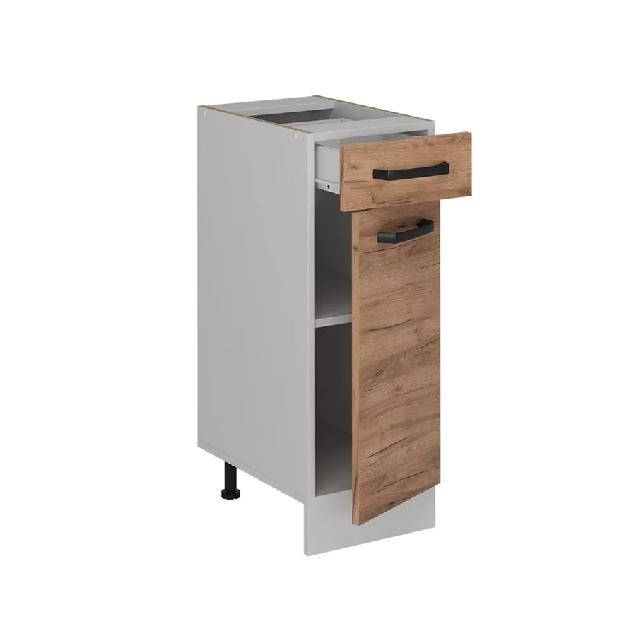 Vicco Küchenunterschrank R-Line in Eiche, Breite: 30 cm, Höhe: 76,6 cm, Tiefe: 46 cm - Bild 2