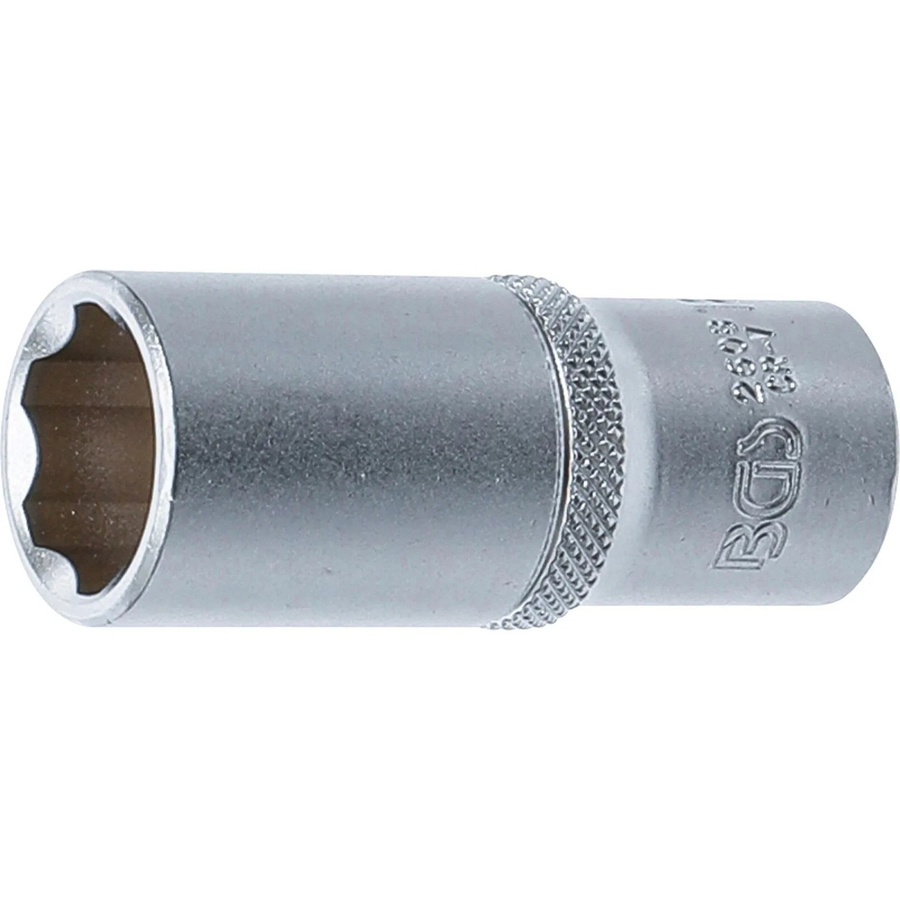 BGS Steckschlüssel-Einsatz Super Lock tief mit 3/8 Zoll Antrieb und 18 mm Schlüsselweite in Silber - Bild 2