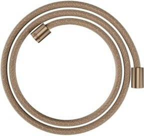 Hansgrohe Textilbrauseschlauch in Rot Gold mit Anti-Kink und Anti-Twist Funktion, Länge: 160 cm - Bild 1