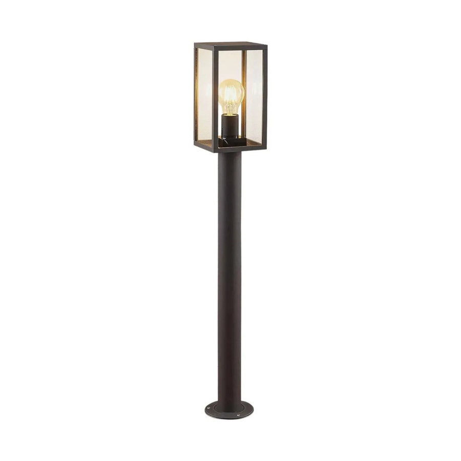 Lindby Außenleuchte Filimon Modern Schwarz aus Aluminium, 1-flammig E27, IP44 - Bild 2