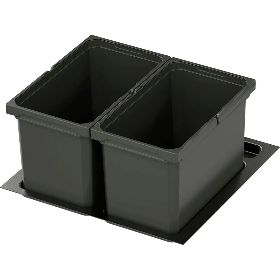 Vauth-Sagel Abfalltrennsystem Envi Free Plus 2x16 Liter in Lava, Korpusbreite: 60 cm, Höhe: 25,6 cm - Bild 2