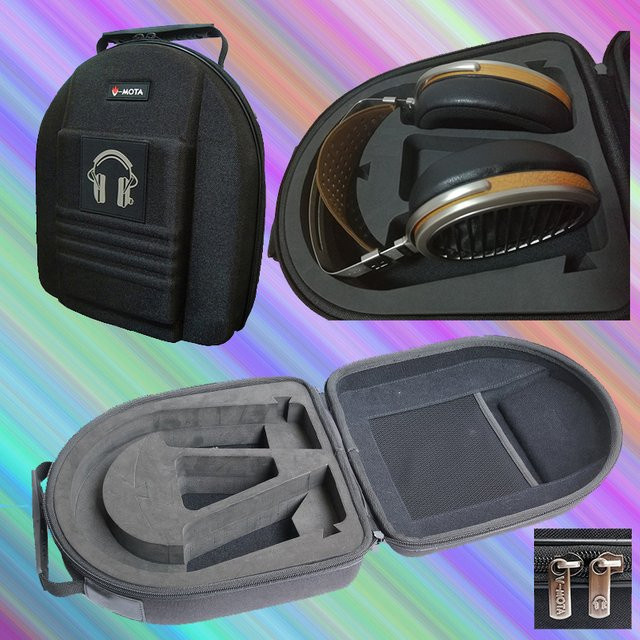 V-MOTA TDC Headset Tragetasche in Schwarz für HiFiMAN Ananda Edition, XS, HE-1000, HE1000SE, Arya und I-Rocks Edition - Bild 1