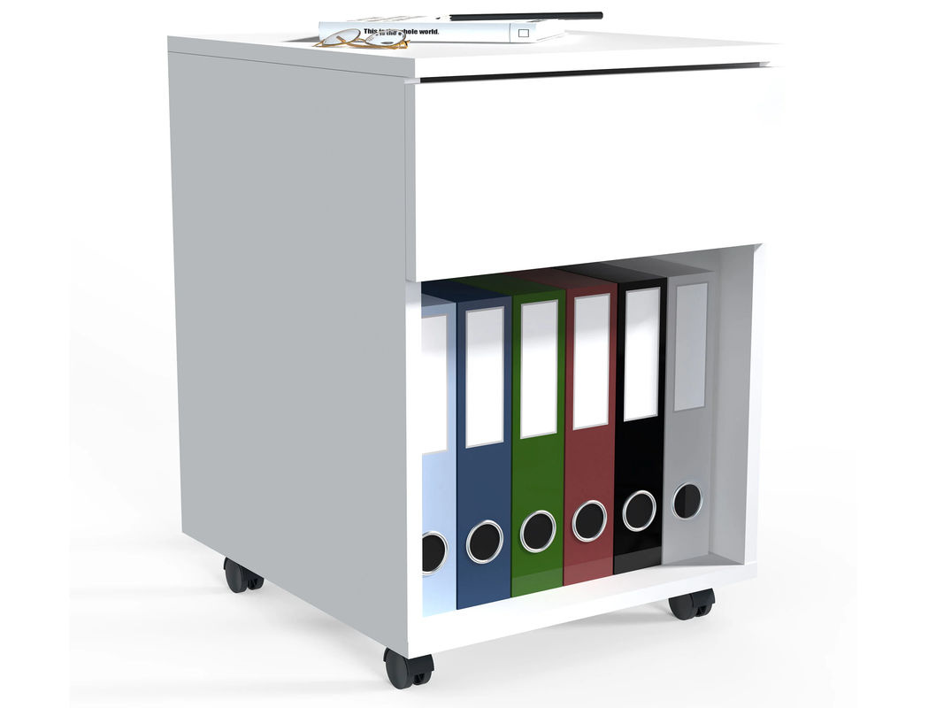 VCM Rollcontainer Dalosa mit Schublade und Fach in Weiß, B: 39 cm, T: 45 cm, H: 55 cm - Bild 2