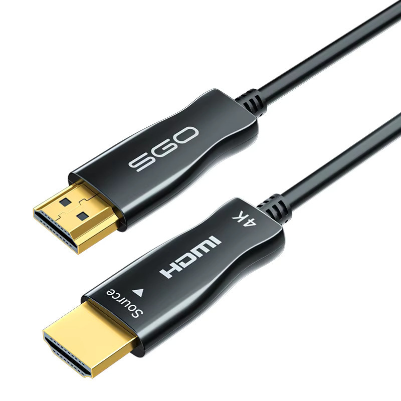 Fanakm HDMI 2.0 Glasfaser Kabel in Schwarz, 100m, 4K 60Hz, 18Gbps, unterstützt ARC, 3D und HDR für HD TV, Projektor und Monitor - Bild 4