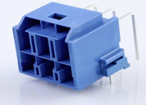 Molex Stiftgehäuse-Platine in Blau mit 6 Polstellen und einem Rastermaß von 6,50 mm - Bild 1