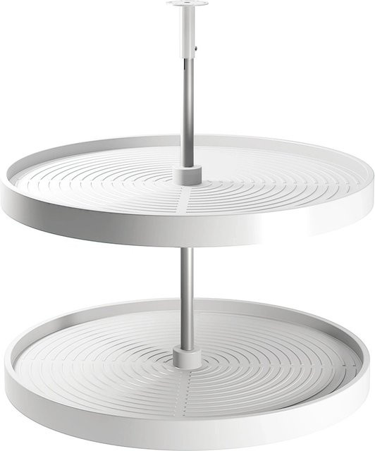 Emuca Lot Drehplatten Shelvo 3/4 für 900 mm Modul aus Kunststoff und Aluminium in Grau - Bild 1