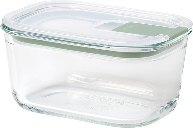 Emsa Frischhaltedose EASYCLIP aus Glas in Transparent und Grün mit Snap-Lid, 0,45 l - Bild 1