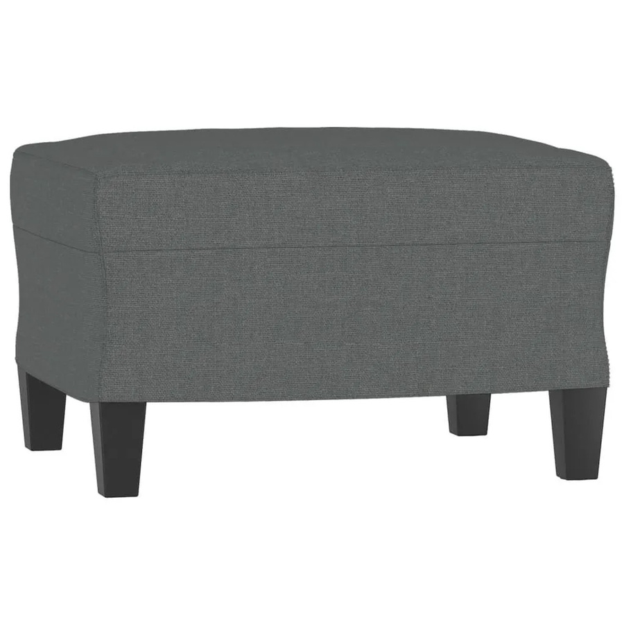 vidaXL Fußhocker Dunkelgrau aus Stoff B: 60 cm, T: 50 cm, H: 41 cm - Bild 2