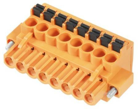 Weidmüller Buchsengehäuse-Kabel BL/SL in Orange, 30 Stück, Rastermaß: 5 mm - Bild 1