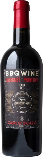 Contri Spumanti Carlo Scala BBQ Rotwein, Cabernet Sauvignon & Primitivo, 2019, Puglia IGP, trocken, 0,75 l - Bild 1