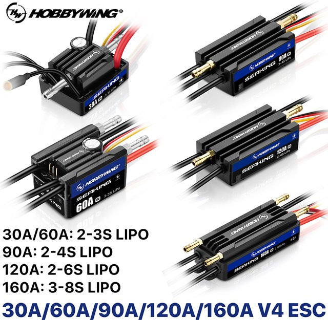 Hobbywing Seaking V4 ESC, vollständig wasserdichtes Design - Bild 1