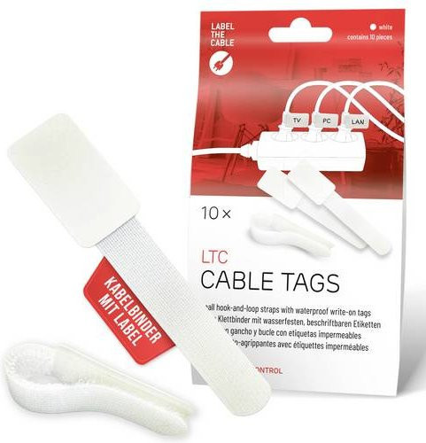 Label the Cable LTC 2620-10 Kabelbeschriftung in Weiß - Bild 1