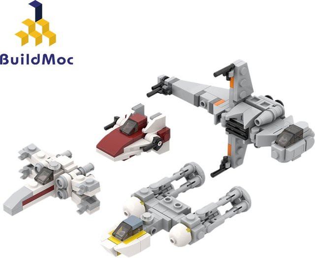 MOCBUILDING Planet Fighter Modell MOC DIY Bausteine Set aus Kunststoff in Mehrfarbig für kreatives Weltraum-Spielzeug - Bild 1