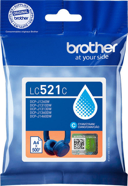 Original Brother LC-521C Tintenpatrone Cyan für Inkjet-Drucker - Bild 2