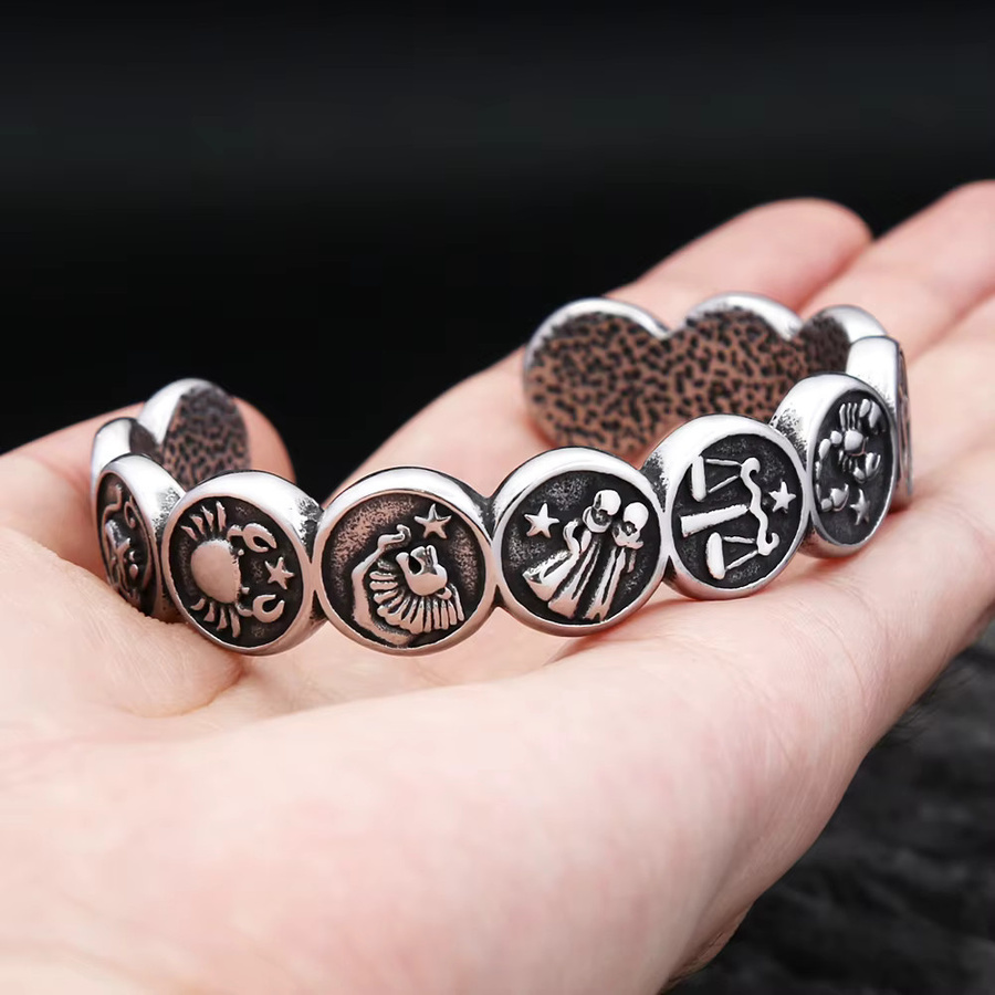 NORTHMAN Armband, 316L Edelstahl, Konstellation Charme, Unisex - Bild 2