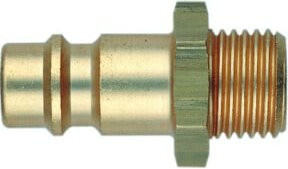 Schneider Stecknippel STNP-MS-NW7,2-G1/4a aus Messing in Gold - Bild 1