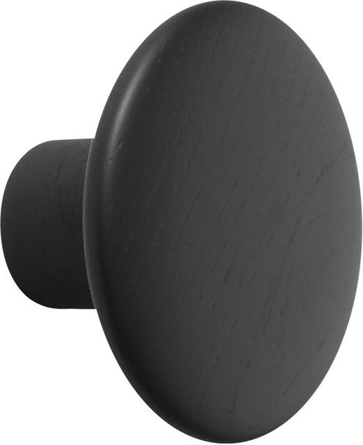 Muuto Dots Wood Distributed Point Hooks in Schwarz Matt mit Holzdetails - Bild 1