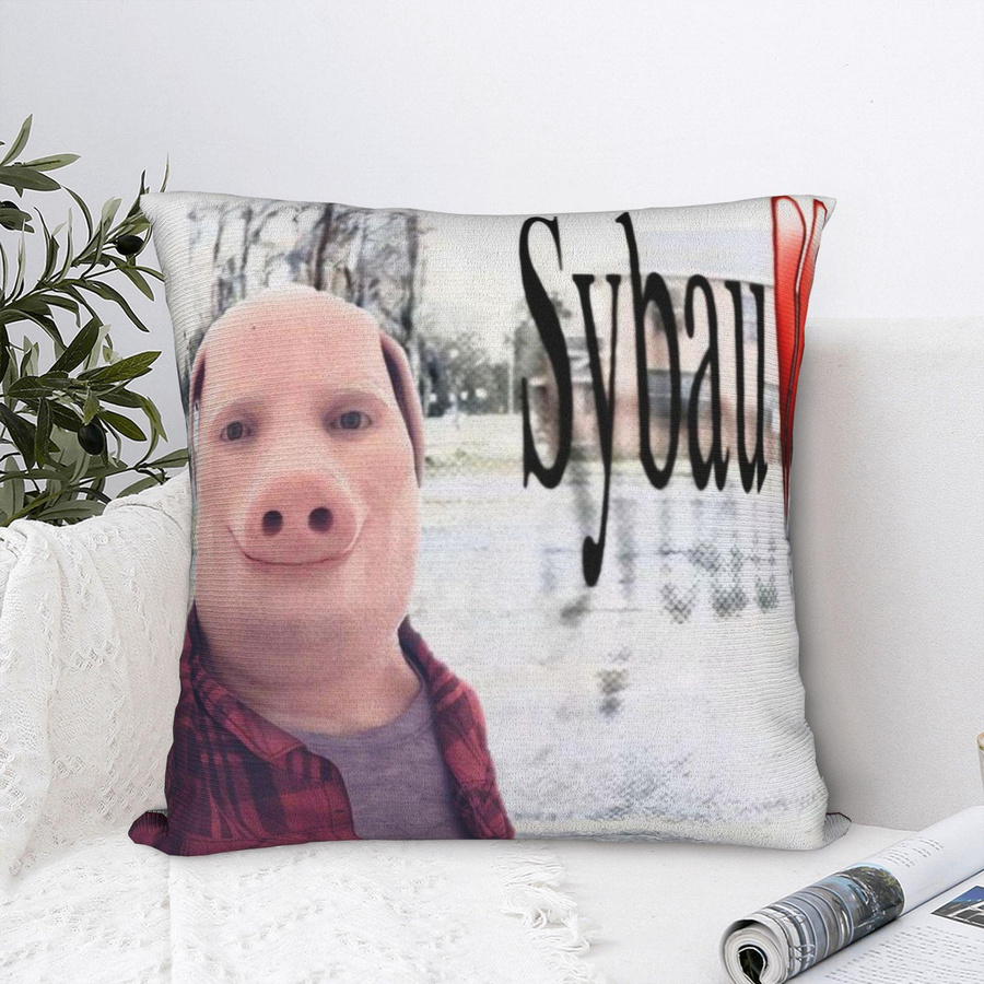 John Pork Kissenbezug von JMG Clothing, dekorative Kissenhülle in Mehrfarbig, B/T: 50 x 50 cm - Bild 1