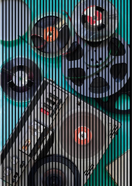 FN Acustico Akustikplatte Tape 2 in Bunt aus PET und MDF, B/H: 169,3 x 240 cm, Tiefe: 1,9 cm - Bild 1
