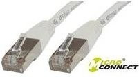 MicroConnect CAT 6 SSTP Netzwerkkabel RJ-45 auf RJ-45, Länge: 15,0 m, Farbe: weiß, 25er Packung - Bild 1