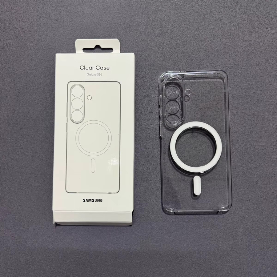 Transparente Magsafe Handyhülle für Samsung Galaxy S26 Plus S26+ S25 S24 Ultra aus Acryl mit magnetischem kabellosem Laden - Bild 2