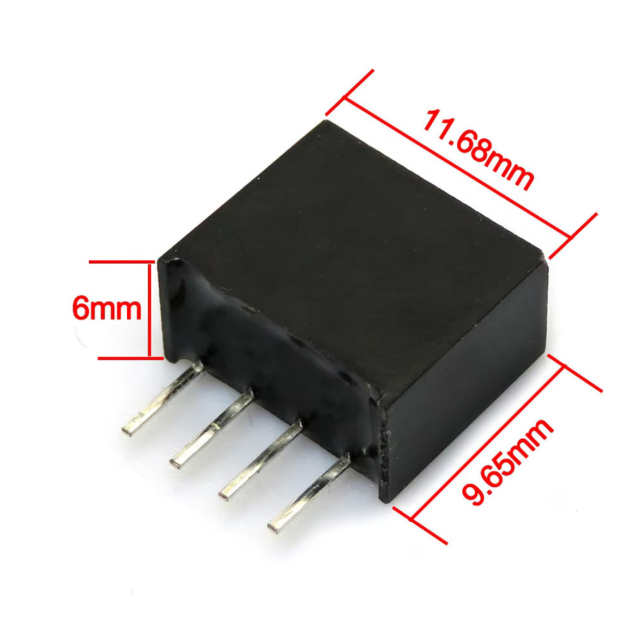ibuw B0505S DC-DC geregeltes Netzteilmodul Isolierendes Schaltnetzteil in Schwarz - Bild 2