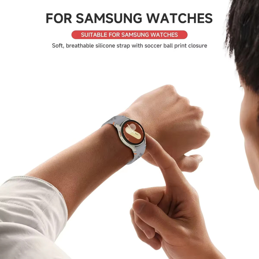 Uhrenarmband Silikon, Schwarz, für Samsung Galaxy Watch - Bild 3
