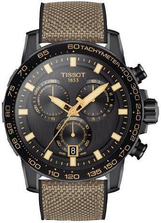 Tissot Armbanduhr, Quarz, Edelstahlgehäuse, 45,5 mm, Textil, Herren - Bild 1