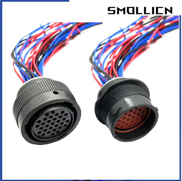 DEUTSCH Automotive Rundsteckverbinder Set mit 31-poligem HDP26-24-31SE und HDP24-24-31PE Wasserdichtem Stecker-Buchse-Verbinder inklusive 20 cm Kabel - Bild 1