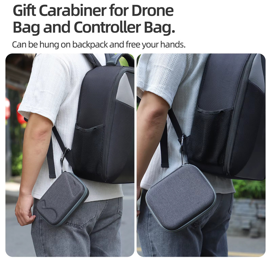 SZKOSTON Schutzhülle für DJI Mini 5 Pro, wasserdichte Hard Shell Box, grau - Bild 3