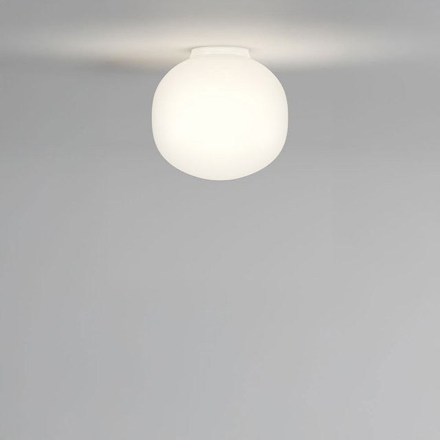 Lodes Volum 22 Wand- und Deckenleuchte aus Glas in Transparent und Weiß - Bild 1