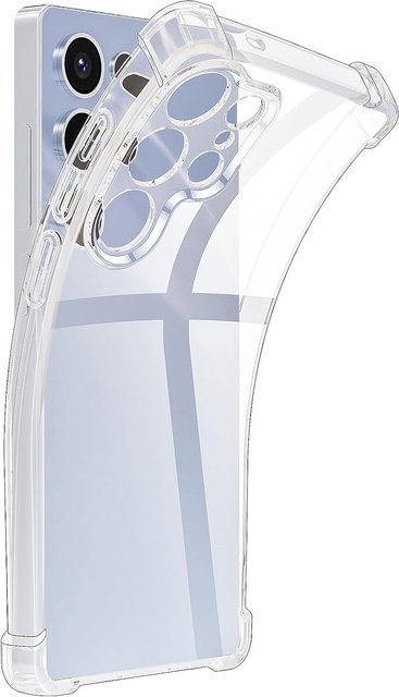 Stoßfeste transparente Schutzhülle für Samsung Galaxy Modelle S25 Edge S24 Ultra S23 FE S22 Plus S21 A55 5G A54 A35 A25 A15 - Bild 1