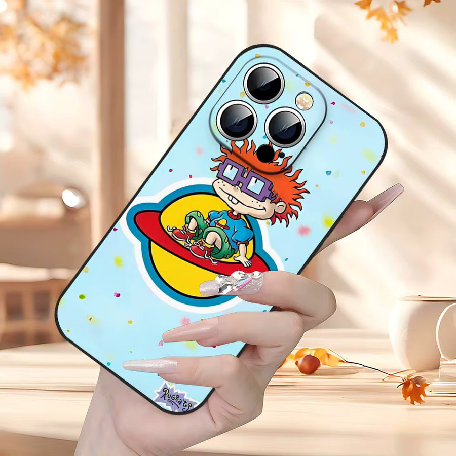 Mesuca Cartoon R-Rugart Handyhülle für iPhone 16 15 14 13 12 11 Pro Max Plus Mini XR XS SE in Multicolour - Bild 2