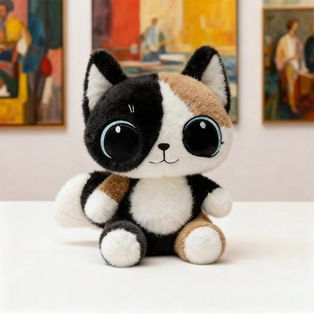 Yiran toy Linglong Katze Plüschtier, 23cm, ab 0 Jahre - Bild 1