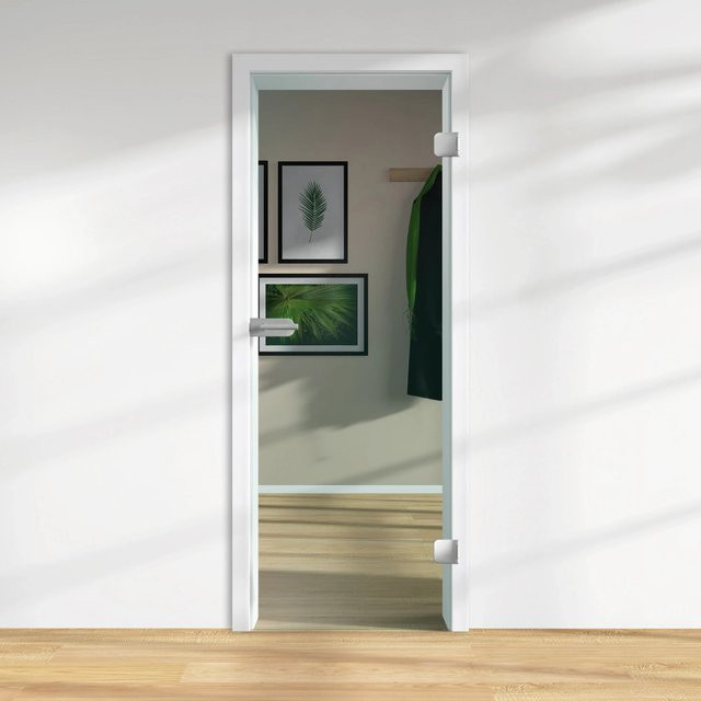 Skyscope Glasdrehtür ESG Floatglas transparent, H x B x T: 197,2 x 70,9 x 0,8 cm - Bild 1