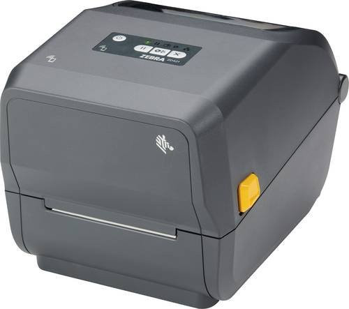 Zebra ZD421t Thermotransfer-Etikettendrucker mit 203 x 203 dpi, max. Etikettenbreite 108mm, USB, WLAN und Bluetooth in Grau - Bild 1