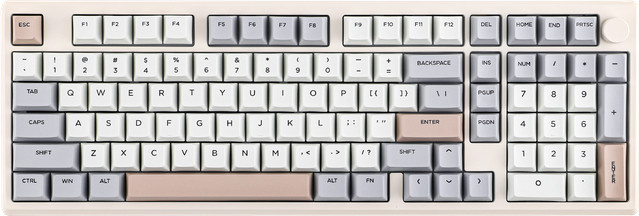 EPOMAKER Galaxy100 Mechanische Gaming-Tastatur mit Aluminium-Gehäuse, Tri-Mode Kabellos, Hot-Swap und Gasket-Mount, US-Layout, Schwarz oder Pink - Bild 1
