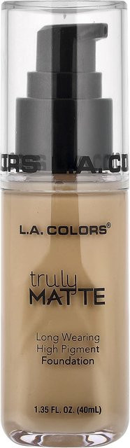 LA. Colors Truly Matte Foundation, Nude, 40 ml - Bild 1