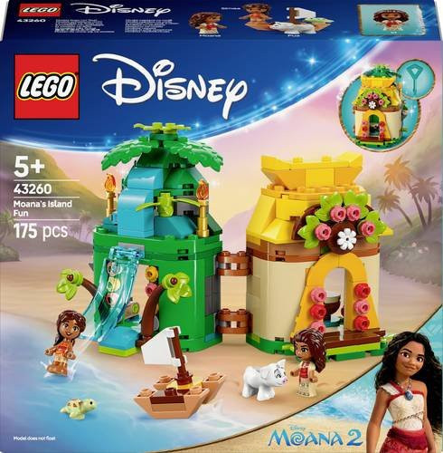 LEGO Disney Vaiana Inselspaß Konstruktionsspielzeug ab 3 Jahren - Bild 1