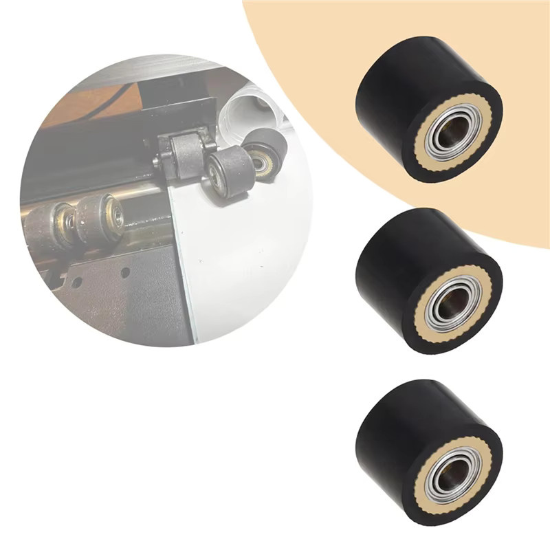 8er-Set Pinch Roller für Mimaki CG Serie Plotter Cutter, Farbe: Schwarz, Maße: B: 4 mm, H: 10 mm, T: 14 mm - Bild 5
