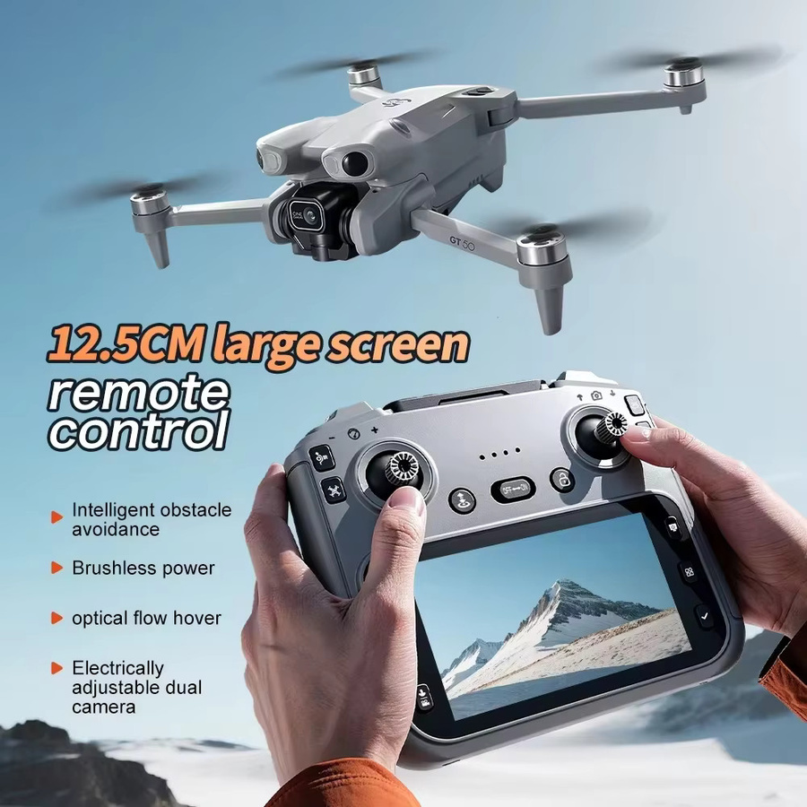 BOALZETD 2026GT50 GPS Drohne 8K Professionelle FPV Quadcopter mit Laser Hindernisvermeidung in Grau - Bild 4
