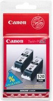 Canon PGI-520PGBK Twin Pack Tintenbehälter mit 2 x pigmentiertem Schwarz für PIXMA Drucker - Bild 1