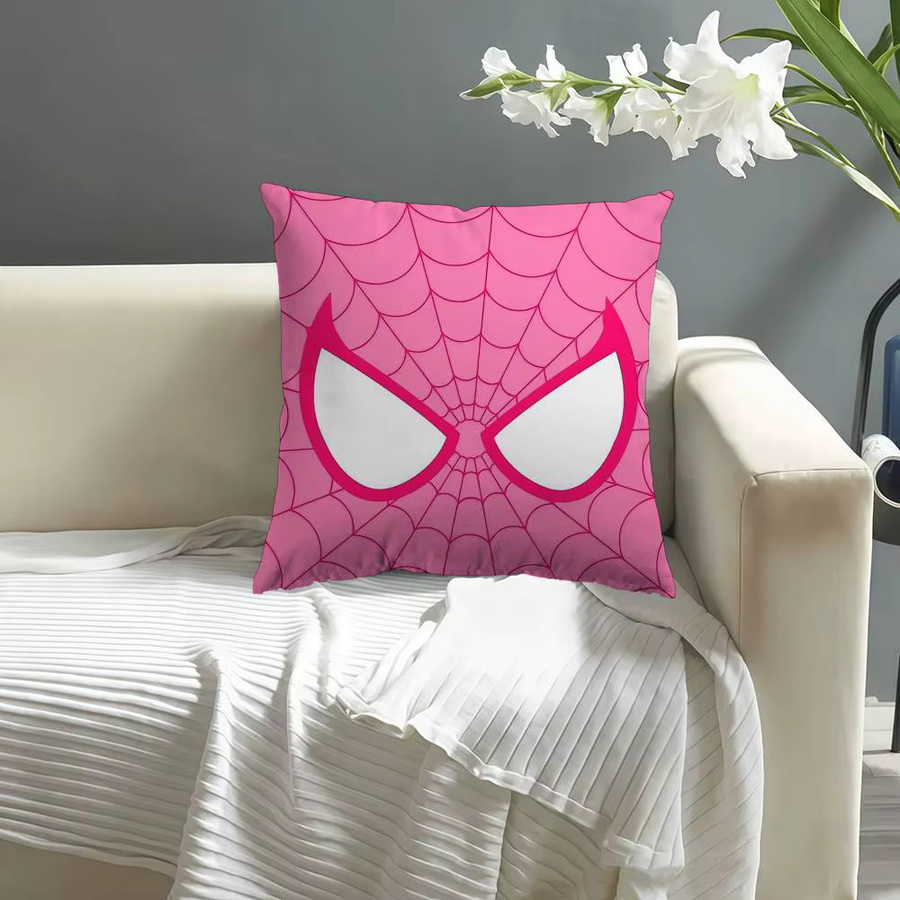 Beast Kingdom Spider-Man Kissenbezug aus Plüsch in Pink, quadratisch, B/B/H: 30 x 30 x 30 cm - Bild 2