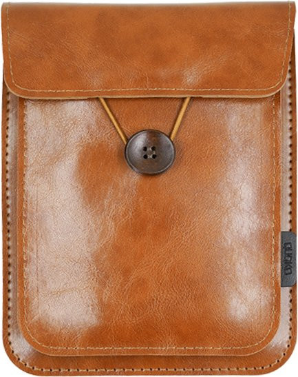 Quoko E-Book-Tasche aus PU-Leder in Schwarz, doppelschichtige Vintage Schutzhülle für 6–7 Zoll Kindle Voyage Touch PaperWhite und Kobo - Bild 1