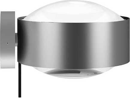 Top Light Puk! 120 Wall Avantgarde Wandleuchte in Chrom Matt mit Glaslinsen in Transparent und Matt - Bild 1
