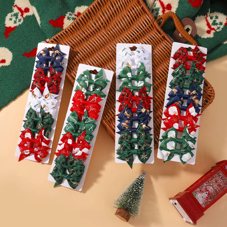 BABY BOWS Haarspangen Weihnachtsschleife, Kinder - Bild 1